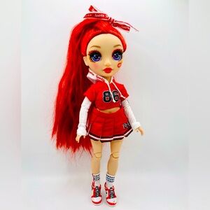 Rainbow High Cheer Ruby Anderson Doll Red Cheerleader MGA Series 1